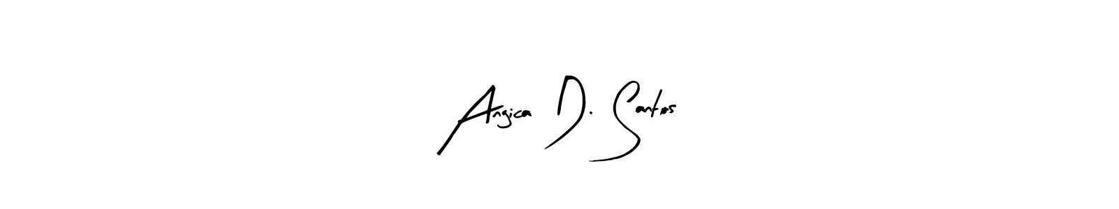 Similarly Arty Signature is the best handwritten signature design. Signature creator online .You can use it as an online autograph creator for name Angica D. Santos. Angica D. Santos signature style 8 images and pictures png