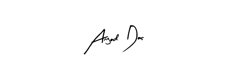You should practise on your own different ways (Arty Signature) to write your name (Angod Das) in signature. don't let someone else do it for you. Angod Das signature style 8 images and pictures png