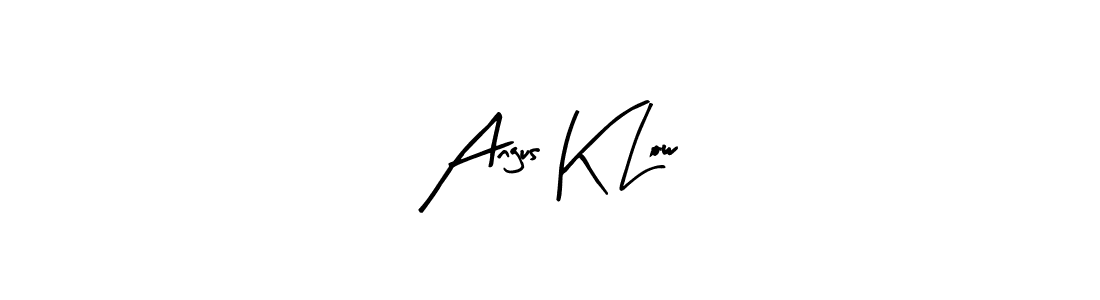 Similarly Arty Signature is the best handwritten signature design. Signature creator online .You can use it as an online autograph creator for name Angus K Low. Angus K Low signature style 8 images and pictures png