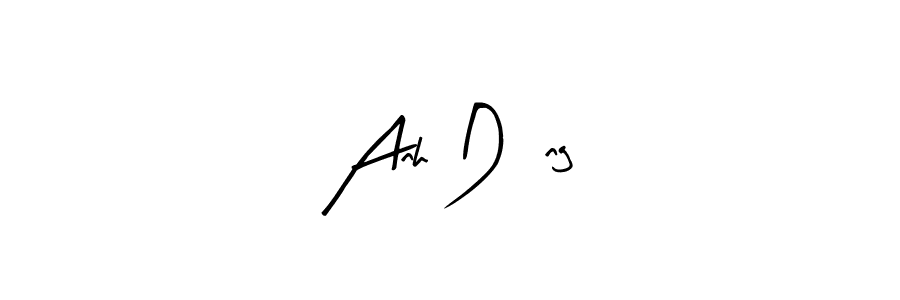 Create a beautiful signature design for name Anh Dũng. With this signature (Arty Signature) fonts, you can make a handwritten signature for free. Anh Dũng signature style 8 images and pictures png