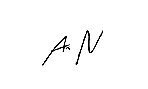 Best and Professional Signature Style for Ani N. Arty Signature Best Signature Style Collection. Ani N signature style 8 images and pictures png