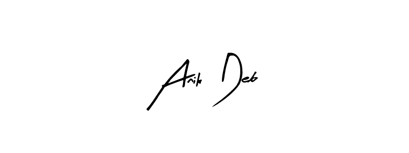 How to make Anik Deb signature? Arty Signature is a professional autograph style. Create handwritten signature for Anik Deb name. Anik Deb signature style 8 images and pictures png