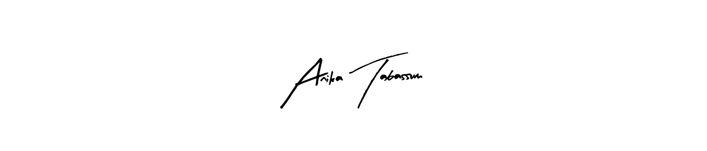 Here are the top 10 professional signature styles for the name Anika Tabassum. These are the best autograph styles you can use for your name. Anika Tabassum signature style 8 images and pictures png