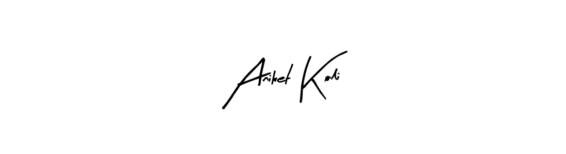 It looks lik you need a new signature style for name Aniket Koli. Design unique handwritten (Arty Signature) signature with our free signature maker in just a few clicks. Aniket Koli signature style 8 images and pictures png