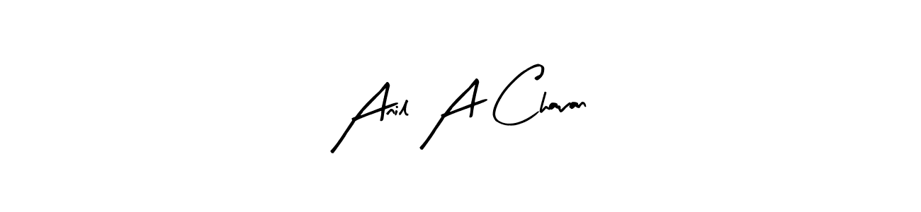 Make a beautiful signature design for name Anil A Chavan. With this signature (Arty Signature) style, you can create a handwritten signature for free. Anil A Chavan signature style 8 images and pictures png