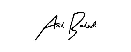 A timeless handwritten aesthetic for Anil Balodi. The Arty Signature font gives your signature a handcrafted feel with natural curves. Anil Balodi signature style 8 images and pictures png