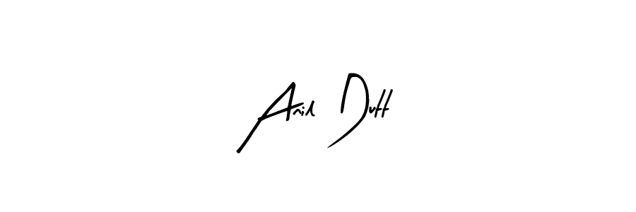 How to make Anil Dutt name signature. Use Arty Signature style for creating short signs online. This is the latest handwritten sign. Anil Dutt signature style 8 images and pictures png