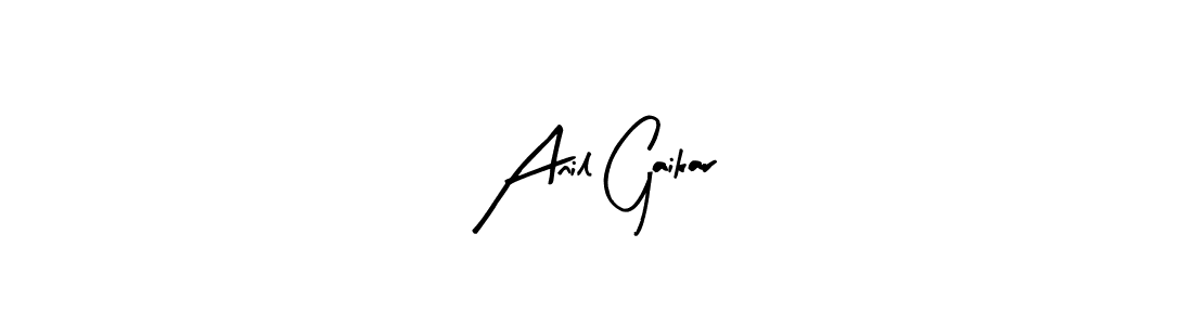 The best way (Arty Signature) to make a short signature is to pick only two or three words in your name. The name Anil Gaikar include a total of six letters. For converting this name. Anil Gaikar signature style 8 images and pictures png