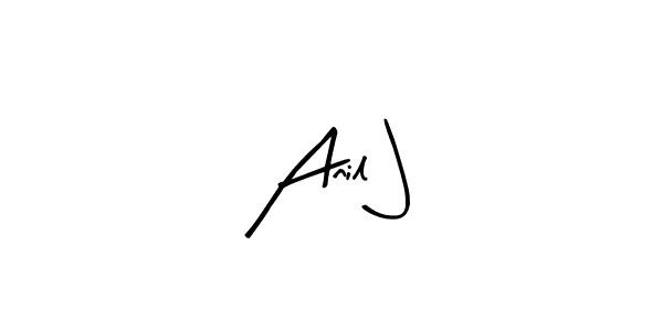 The best way (Arty Signature) to make a short signature is to pick only two or three words in your name. The name Anil J include a total of six letters. For converting this name. Anil J signature style 8 images and pictures png