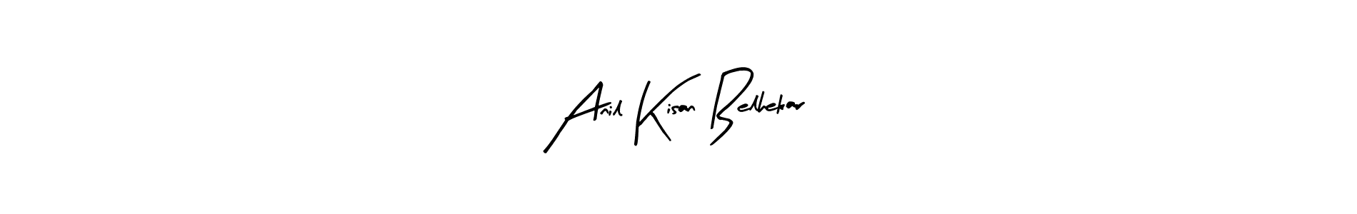 Make a beautiful signature design for name Anil Kisan Belhekar. With this signature (Arty Signature) style, you can create a handwritten signature for free. Anil Kisan Belhekar signature style 8 images and pictures png