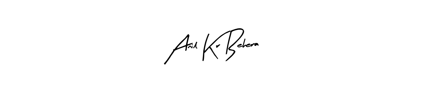 Design your own signature with our free online signature maker. With this signature software, you can create a handwritten (Arty Signature) signature for name Anil Kr Behera. Anil Kr Behera signature style 8 images and pictures png