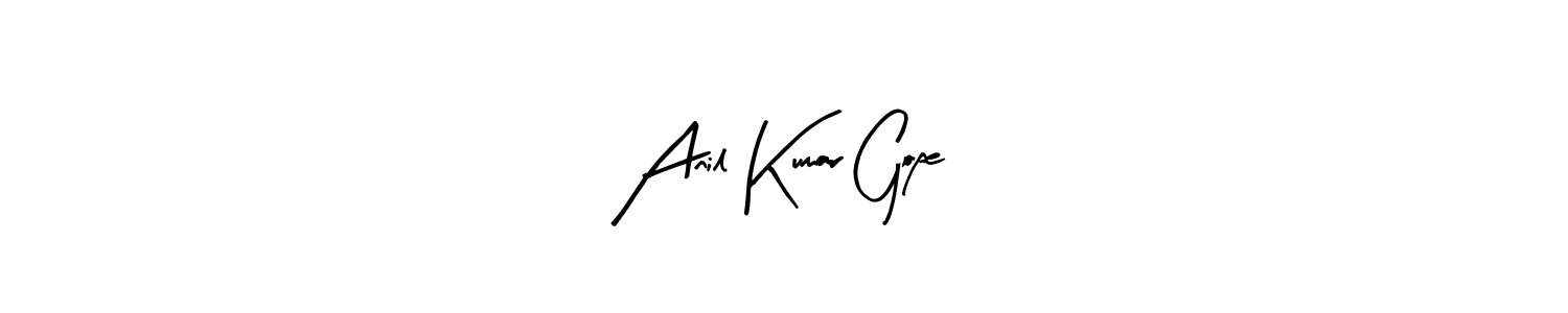 Make a short Anil Kumar Gope signature style. Manage your documents anywhere anytime using Arty Signature. Create and add eSignatures, submit forms, share and send files easily. Anil Kumar Gope signature style 8 images and pictures png