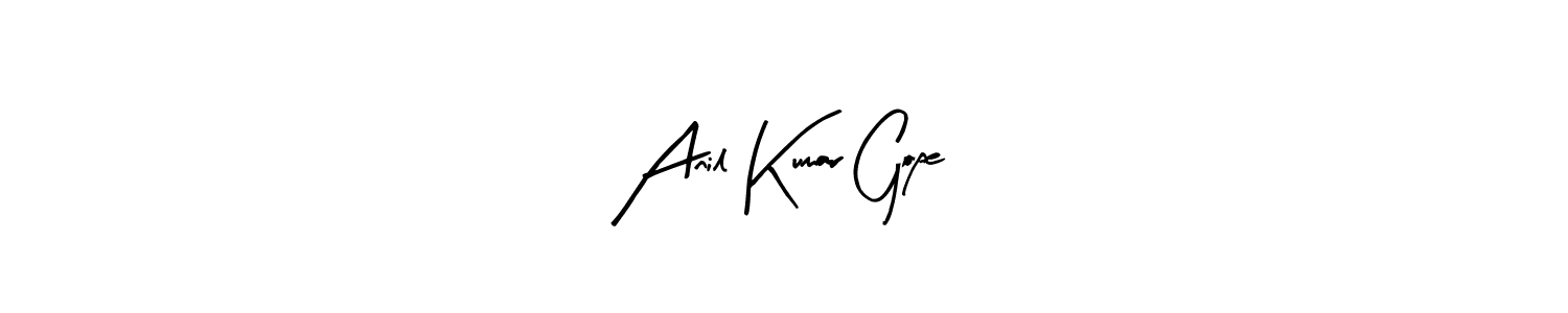 It looks lik you need a new signature style for name Anil Kumar Gope. Design unique handwritten (Arty Signature) signature with our free signature maker in just a few clicks. Anil Kumar Gope signature style 8 images and pictures png