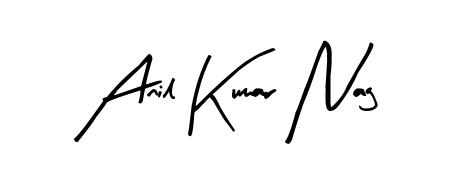 Achieve flawless digital penmanship with Anil Kumar Nag name in Arty Signature font. The perfect tool for creating online signatures. Anil Kumar Nag signature style 8 images and pictures png