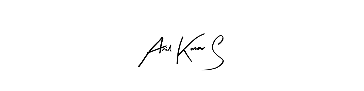 Design your own signature with our free online signature maker. With this signature software, you can create a handwritten (Arty Signature) signature for name Anil Kumar S. Anil Kumar S signature style 8 images and pictures png