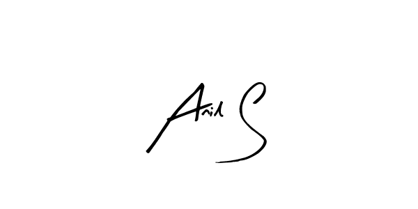 if you are searching for the best signature style for your name Anil S. so please give up your signature search. here we have designed multiple signature styles  using Arty Signature. Anil S signature style 8 images and pictures png