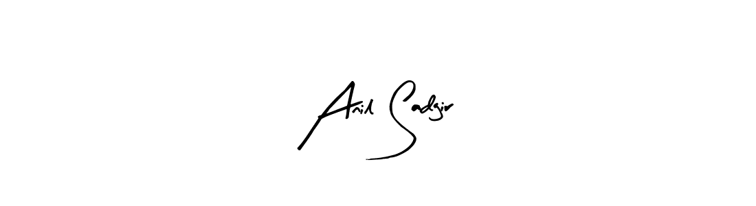 This is the best signature style for the Anil Sadgir name. Also you like these signature font (Arty Signature). Mix name signature. Anil Sadgir signature style 8 images and pictures png