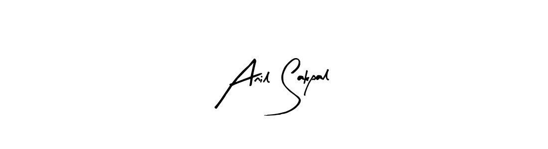 Anil Sakpal stylish signature style. Best Handwritten Sign (Arty Signature) for my name. Handwritten Signature Collection Ideas for my name Anil Sakpal. Anil Sakpal signature style 8 images and pictures png