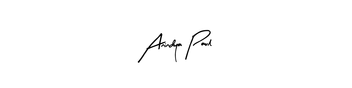 How to make Anindya Paul name signature. Use Arty Signature style for creating short signs online. This is the latest handwritten sign. Anindya Paul signature style 8 images and pictures png