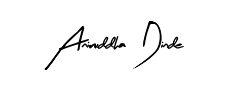 You should practise on your own different ways (Arty Signature) to write your name (Aniruddha Dinde) in signature. Don't let someone else do it for you. Aniruddha Dinde signature style 8 images and pictures png