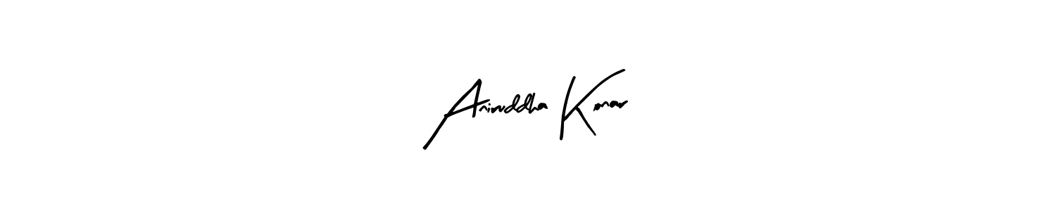 if you are searching for the best signature style for your name Aniruddha Konar. so please give up your signature search. here we have designed multiple signature styles  using Arty Signature. Aniruddha Konar signature style 8 images and pictures png