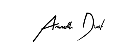 Enhance your business communications with Anirudh Dixit signature in Arty Signature lettering. Clean, modern, and universally compatible. Anirudh Dixit signature style 8 images and pictures png