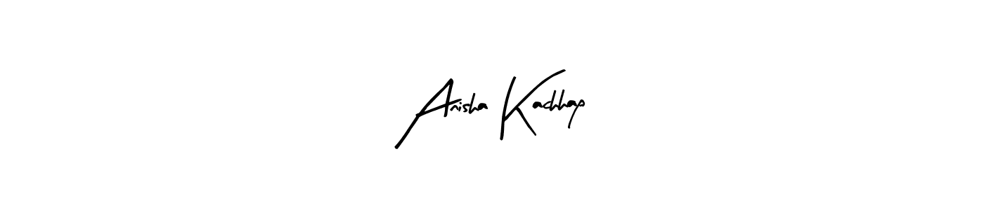 You should practise on your own different ways (Arty Signature) to write your name (Anisha Kachhap) in signature. don't let someone else do it for you. Anisha Kachhap signature style 8 images and pictures png
