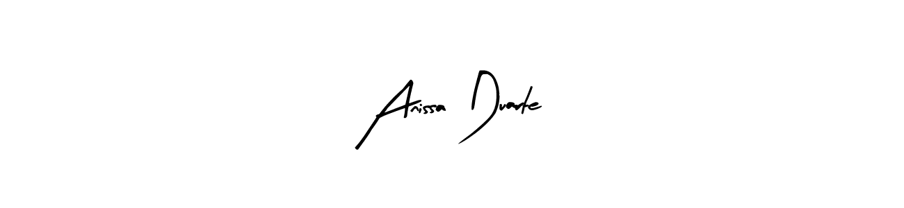 The best way (Arty Signature) to make a short signature is to pick only two or three words in your name. The name Anissa Duarte include a total of six letters. For converting this name. Anissa Duarte signature style 8 images and pictures png