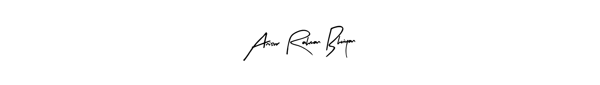 Use a signature maker to create a handwritten signature online. With this signature software, you can design (Arty Signature) your own signature for name Anisur Rahman Bhuiyan. Anisur Rahman Bhuiyan signature style 8 images and pictures png