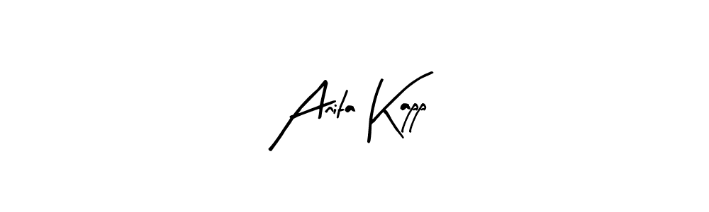 Make a beautiful signature design for name Anita Kapp. Use this online signature maker to create a handwritten signature for free. Anita Kapp signature style 8 images and pictures png