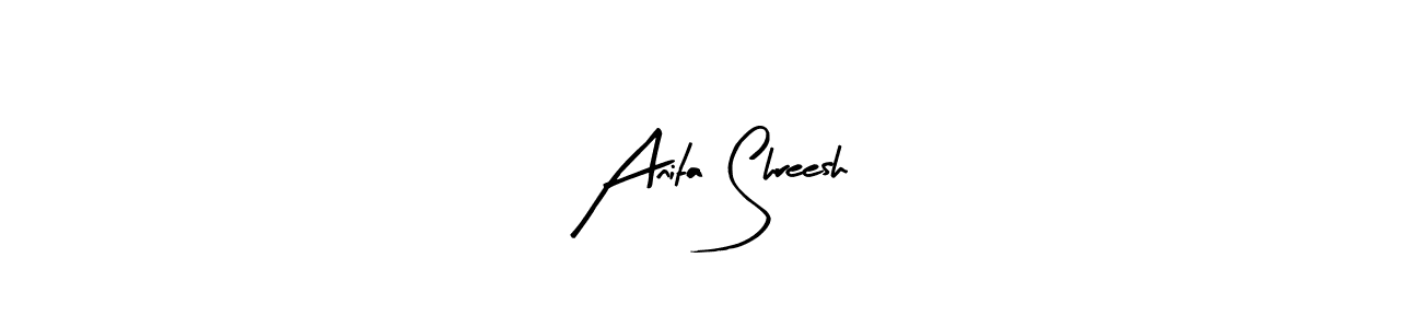 It looks lik you need a new signature style for name Anita Shreesh. Design unique handwritten (Arty Signature) signature with our free signature maker in just a few clicks. Anita Shreesh signature style 8 images and pictures png