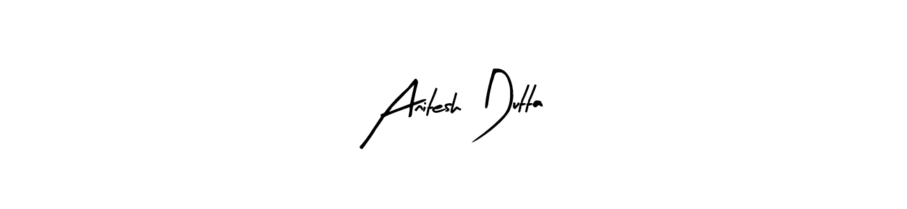 How to make Anitesh Dutta signature? Arty Signature is a professional autograph style. Create handwritten signature for Anitesh Dutta name. Anitesh Dutta signature style 8 images and pictures png