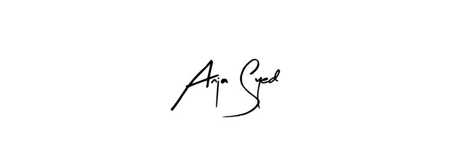 Design your own signature with our free online signature maker. With this signature software, you can create a handwritten (Arty Signature) signature for name Anja Syed. Anja Syed signature style 8 images and pictures png