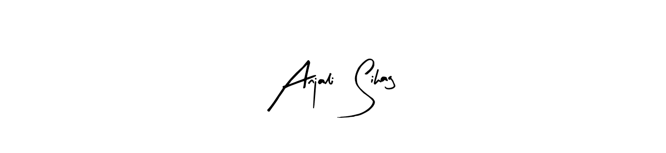 Best and Professional Signature Style for Anjali  Sihag. Arty Signature Best Signature Style Collection. Anjali  Sihag signature style 8 images and pictures png