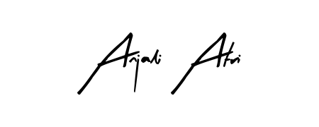 A stylish, flowing autograph style designed for name Anjali Atri using Arty Signature typography. Perfect for digital creative projects. Anjali Atri signature style 8 images and pictures png