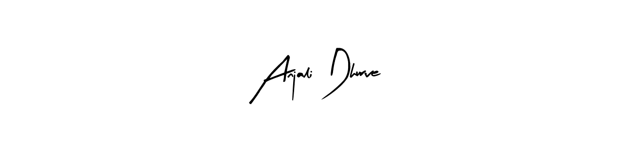 Design your own signature with our free online signature maker. With this signature software, you can create a handwritten (Arty Signature) signature for name Anjali Dhurve. Anjali Dhurve signature style 8 images and pictures png