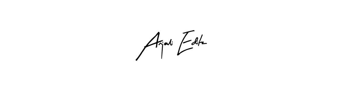 Also we have Anjali Editz name is the best signature style. Create professional handwritten signature collection using Arty Signature autograph style. Anjali Editz signature style 8 images and pictures png