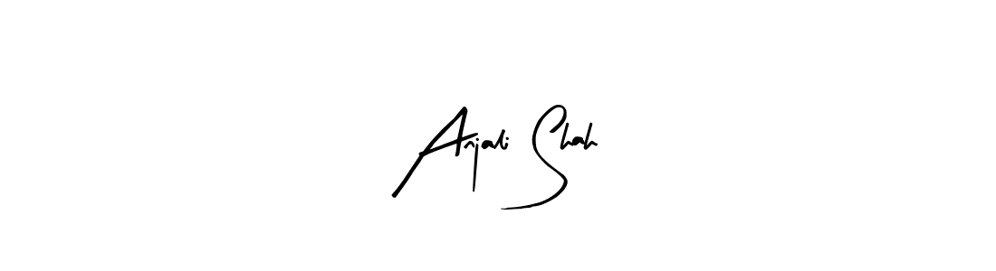 The best way (Arty Signature) to make a short signature is to pick only two or three words in your name. The name Anjali Shah include a total of six letters. For converting this name. Anjali Shah signature style 8 images and pictures png