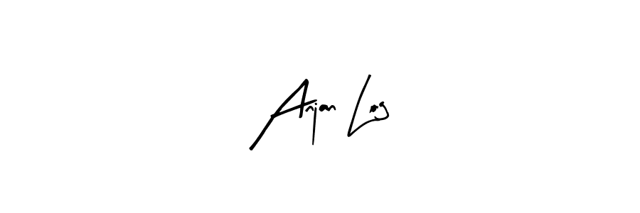 Best and Professional Signature Style for Anjan Log. Arty Signature Best Signature Style Collection. Anjan Log signature style 8 images and pictures png