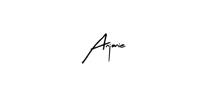 Make a beautiful signature design for name Anjanie. Use this online signature maker to create a handwritten signature for free. Anjanie signature style 8 images and pictures png