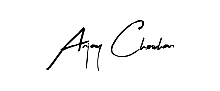 Create a personalized artistic stamp with Anjay Chowhan in Arty Signature font. Perfect for visual artists, designers, and influencers. Anjay Chowhan signature style 8 images and pictures png