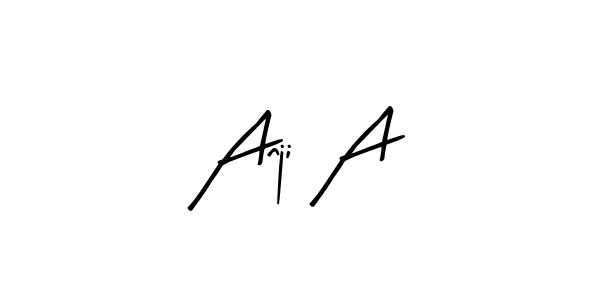 This is the best signature style for the Anji A name. Also you like these signature font (Arty Signature). Mix name signature. Anji A signature style 8 images and pictures png