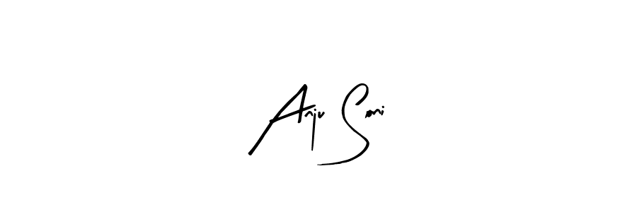 Also You can easily find your signature by using the search form. We will create Anju Soni name handwritten signature images for you free of cost using Arty Signature sign style. Anju Soni signature style 8 images and pictures png