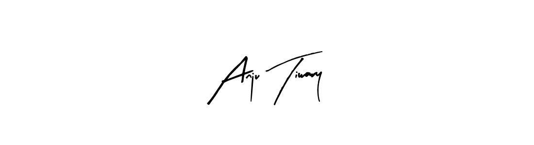 You should practise on your own different ways (Arty Signature) to write your name (Anju Tiwary) in signature. don't let someone else do it for you. Anju Tiwary signature style 8 images and pictures png