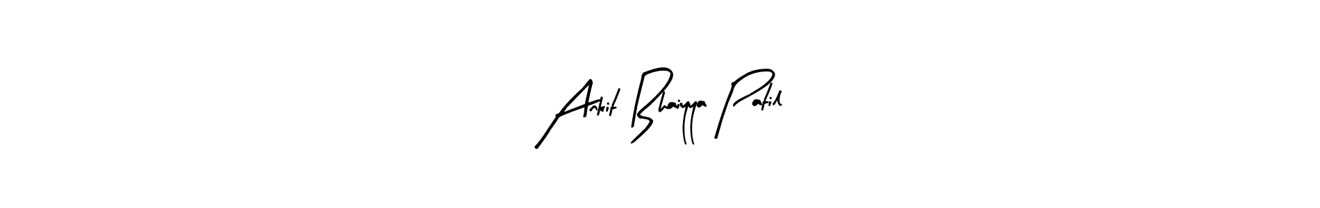 How to make Ankit Bhaiyya Patil signature? Arty Signature is a professional autograph style. Create handwritten signature for Ankit Bhaiyya Patil name. Ankit Bhaiyya Patil signature style 8 images and pictures png