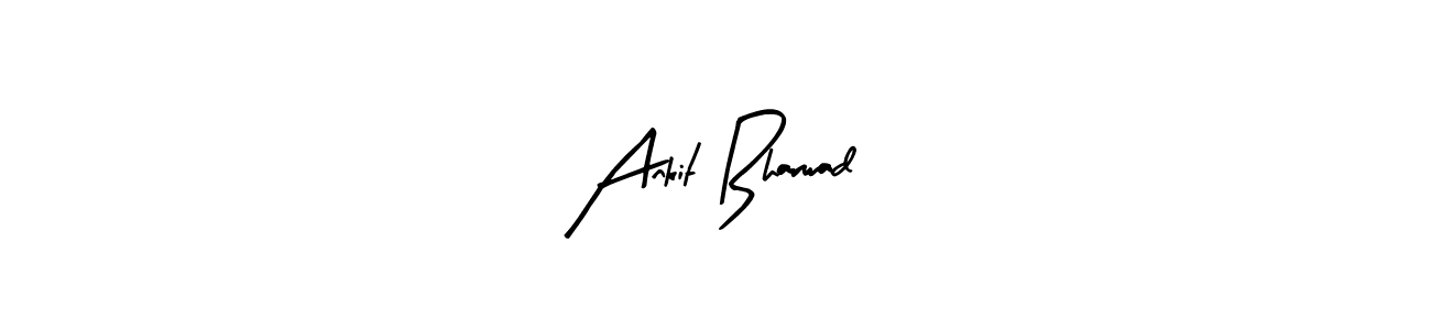 Design your own signature with our free online signature maker. With this signature software, you can create a handwritten (Arty Signature) signature for name Ankit Bharwad. Ankit Bharwad signature style 8 images and pictures png