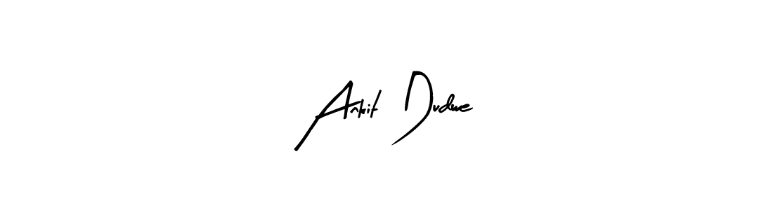 Design your own signature with our free online signature maker. With this signature software, you can create a handwritten (Arty Signature) signature for name Ankit Dudwe. Ankit Dudwe signature style 8 images and pictures png