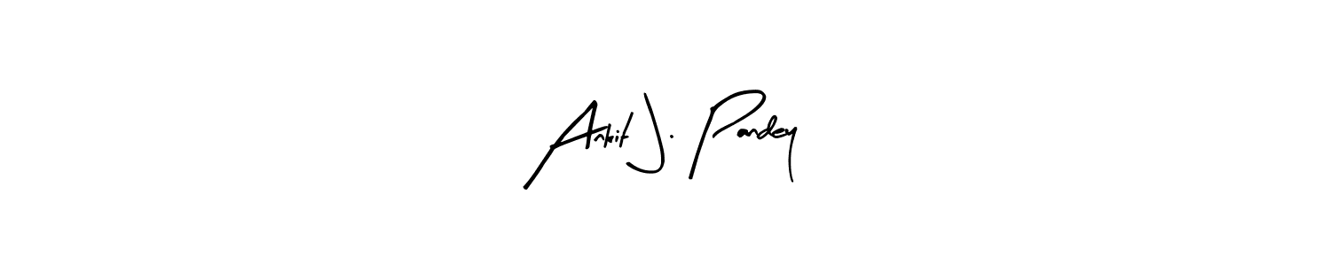 This is the best signature style for the Ankit J. Pandey name. Also you like these signature font (Arty Signature). Mix name signature. Ankit J. Pandey signature style 8 images and pictures png