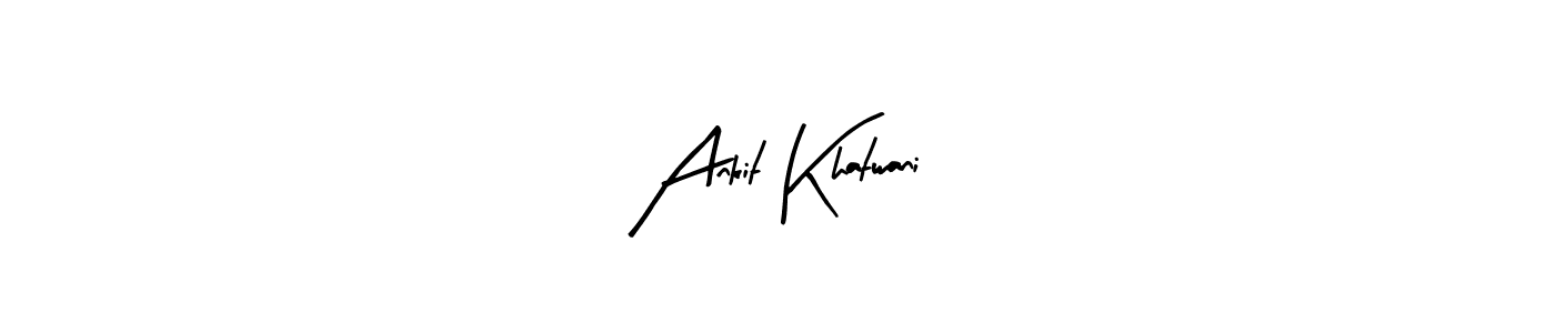 You should practise on your own different ways (Arty Signature) to write your name (Ankit Khatwani) in signature. don't let someone else do it for you. Ankit Khatwani signature style 8 images and pictures png