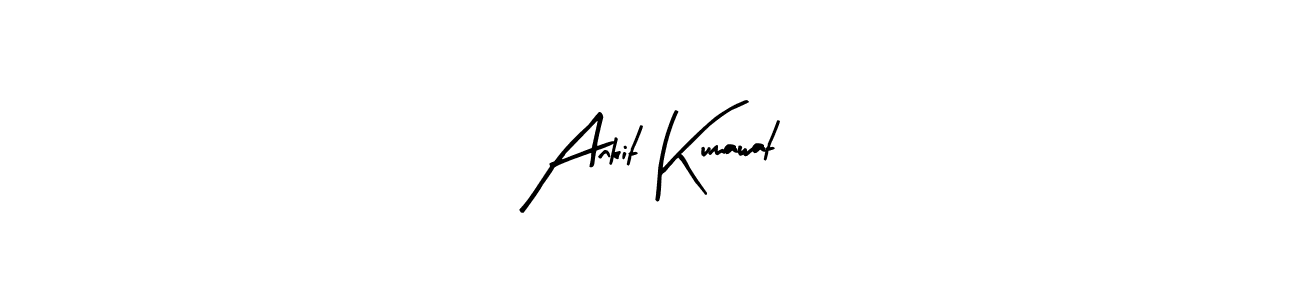 Make a beautiful signature design for name Ankit Kumawat. With this signature (Arty Signature) style, you can create a handwritten signature for free. Ankit Kumawat signature style 8 images and pictures png